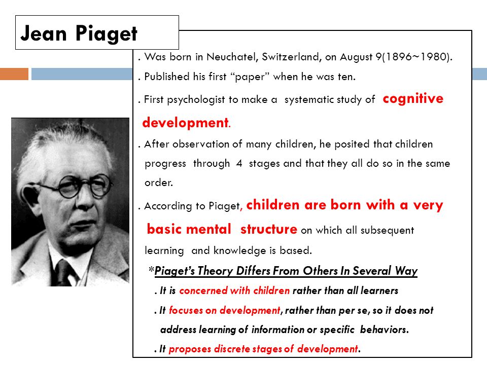 PIAGET S THEORY May Eun Mi Lee Anna Moore ppt download