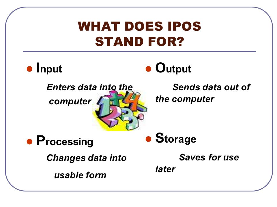 WHAT DOES IPOS STAND FOR.