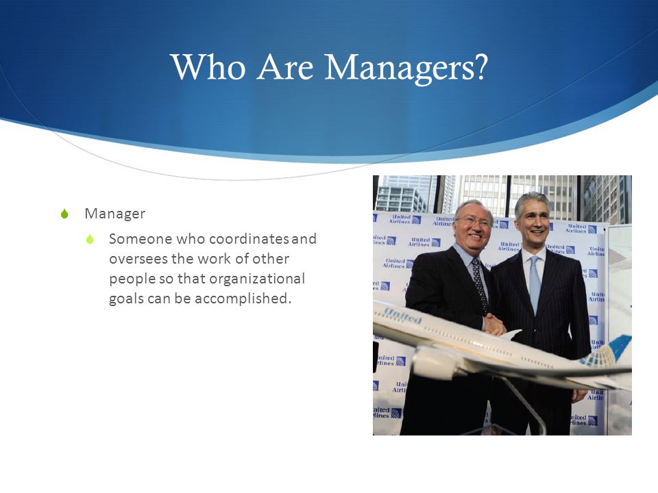 Who Are Managers.