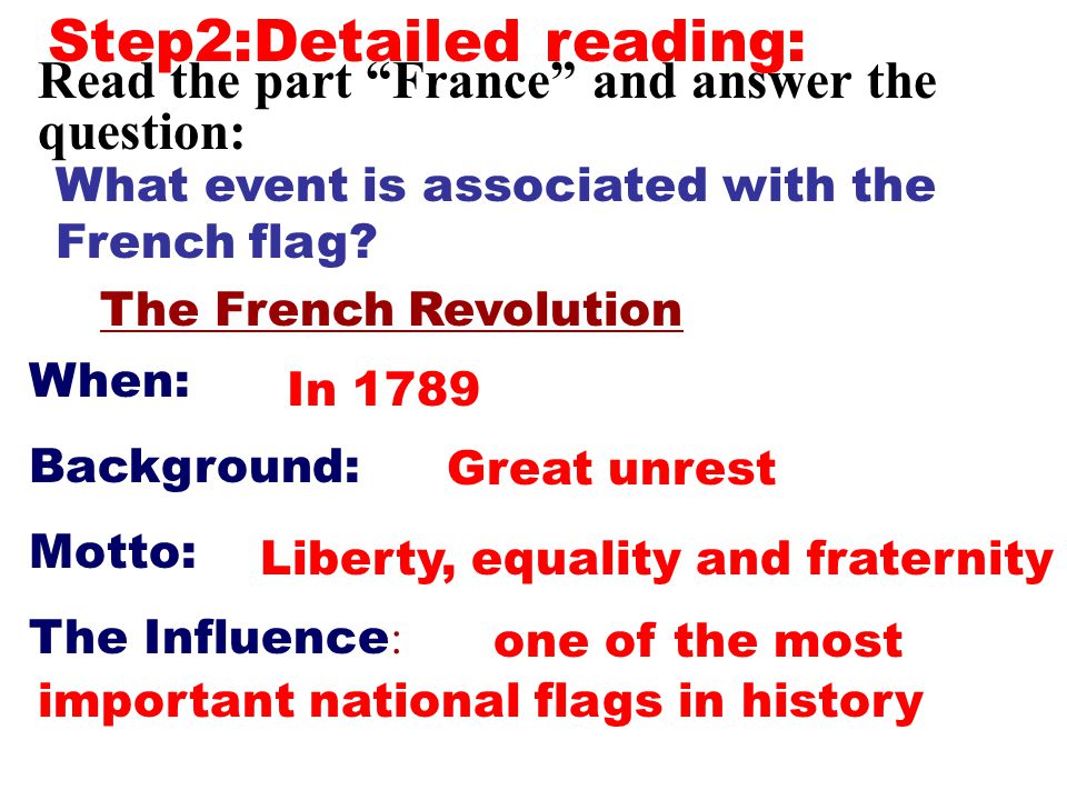 module 9 unit 3 the meaning of color reading national flags colors