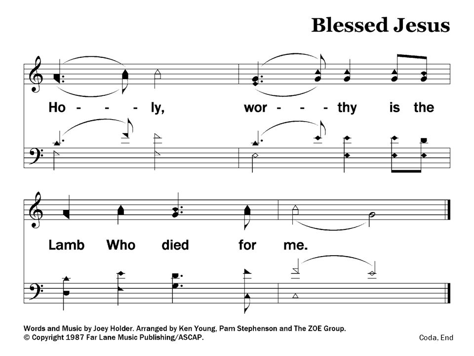 C-End – Blessed Jesus Coda, End
