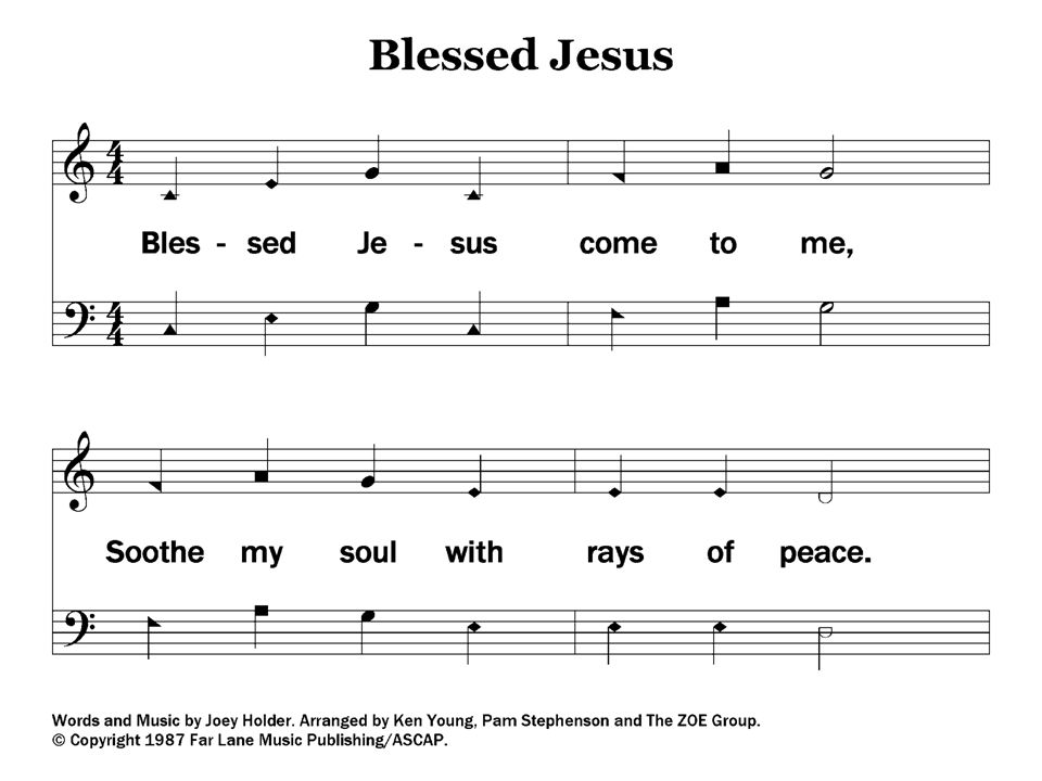1-1 – Blessed Jesus