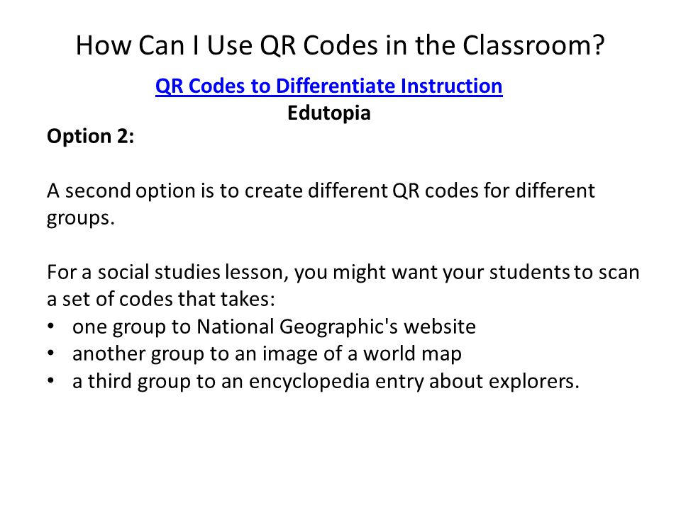 How Can I Use QR Codes in the Classroom.