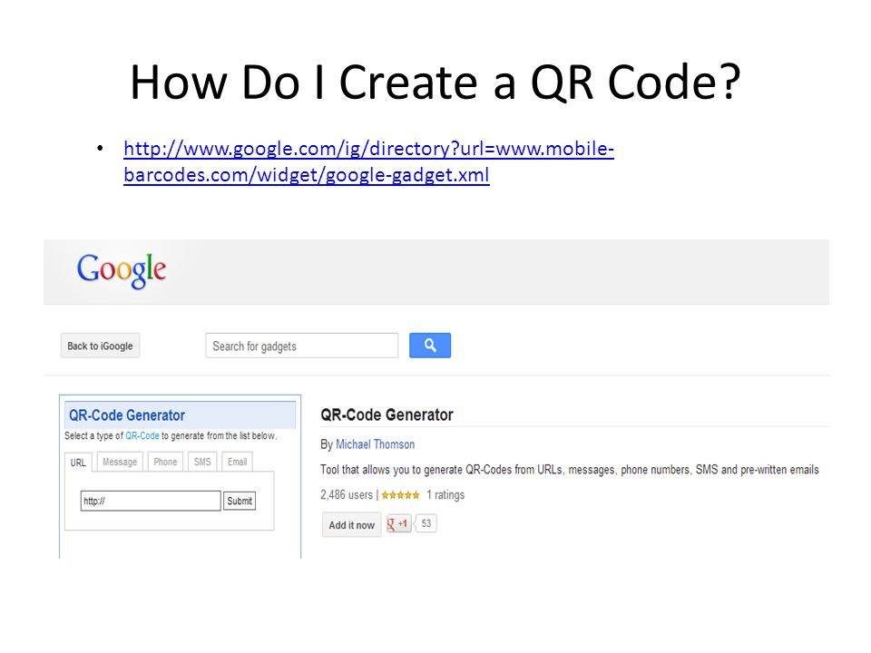 How Do I Create a QR Code.