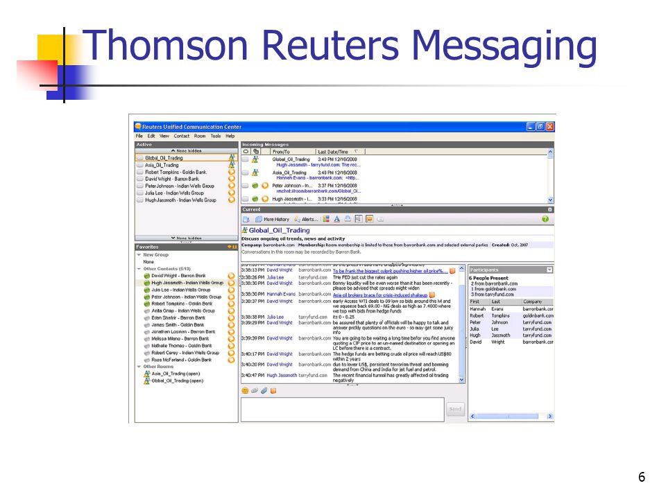 Thomson Reuters Messaging 6