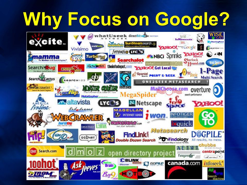 Why Focus on Google