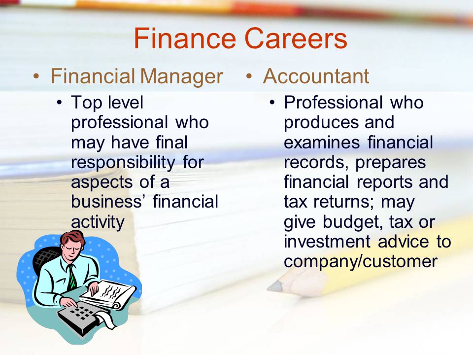 Standard 2: Functions of A Business EQ 1B: What are The Careers in The Accounting and Finance Field