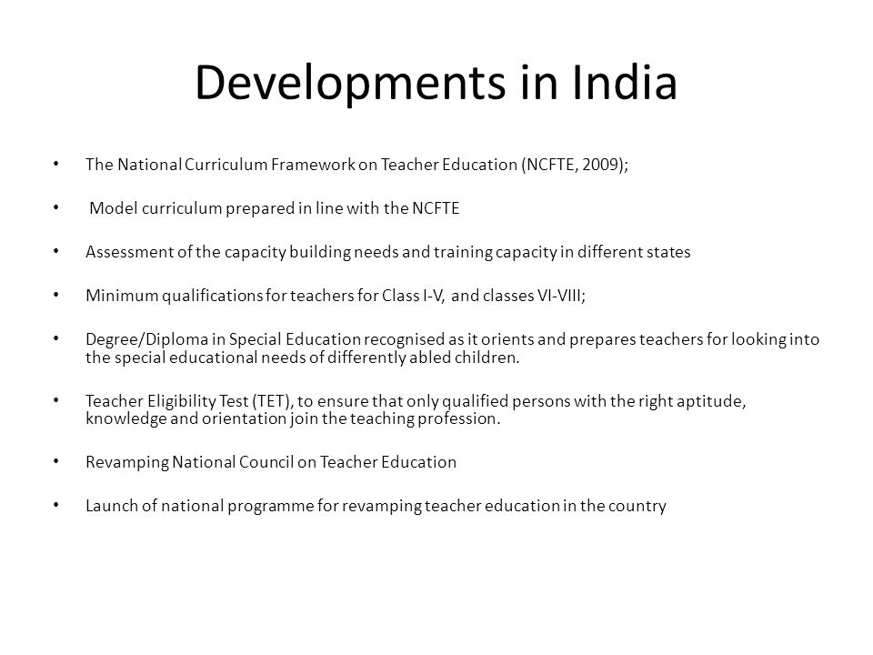 vision for education in the future need of teacher education