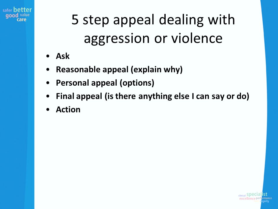Management Of Aggression Violence Conflict Resolution Training December Ppt Download