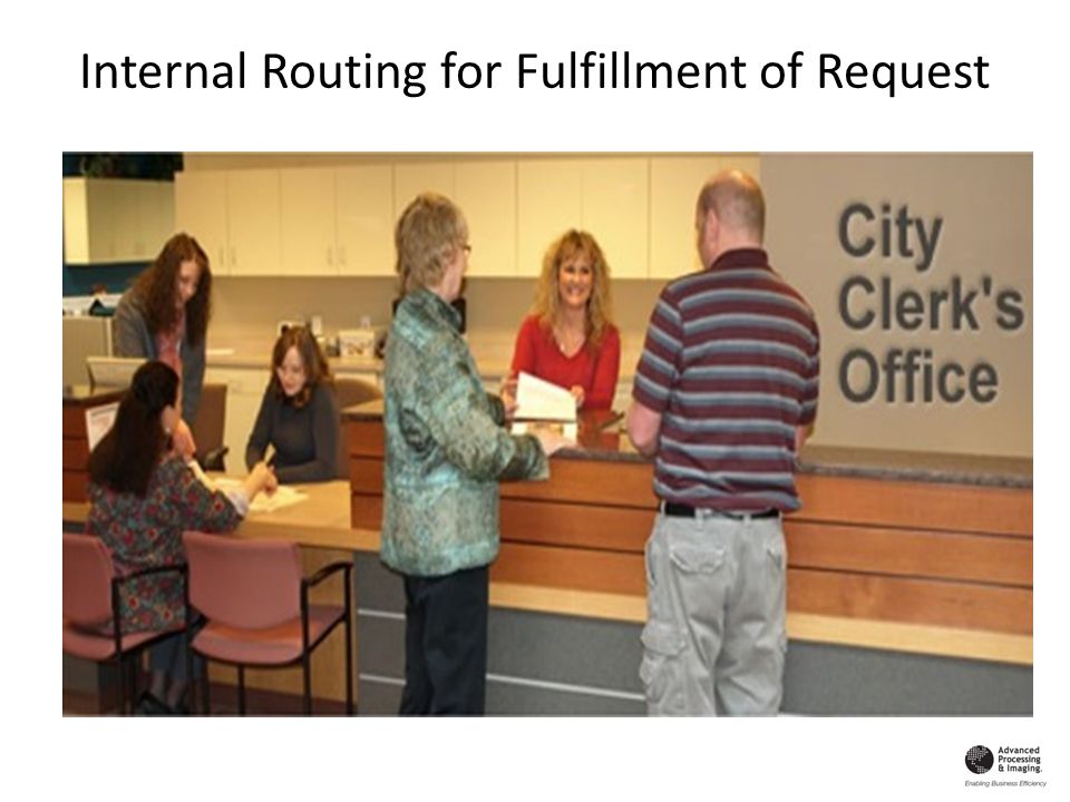 Internal Routing for Fulfillment of Request