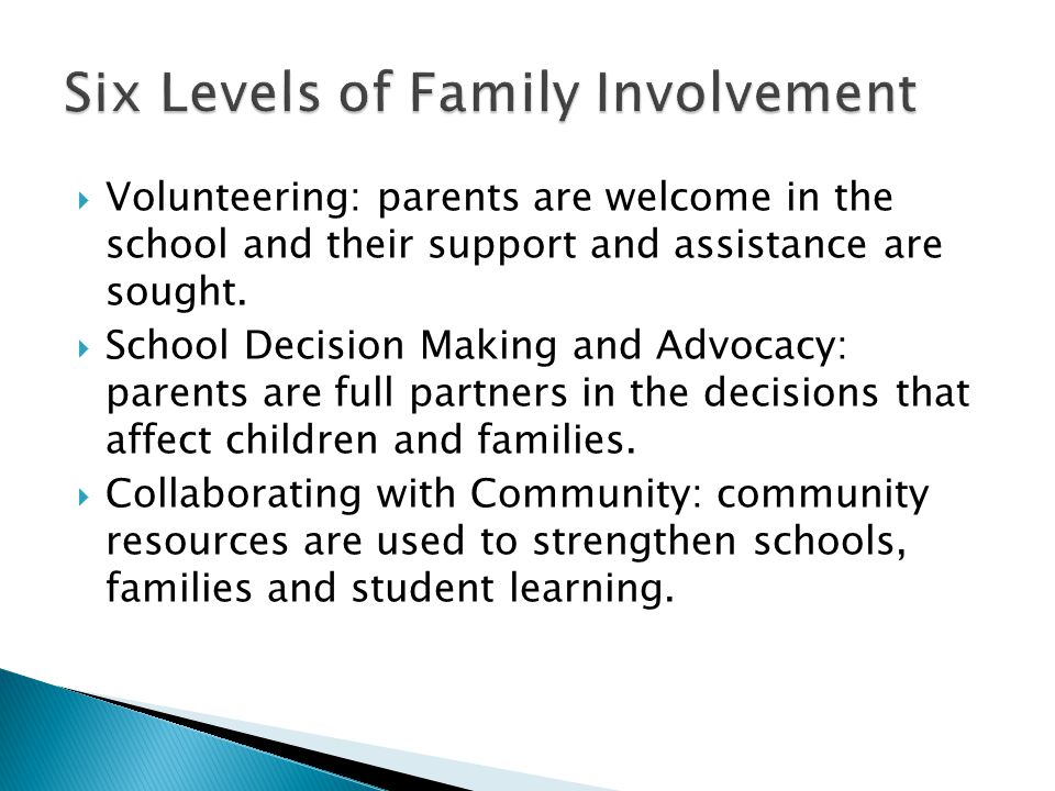  Volunteering: parents are welcome in the school and their support and assistance are sought.