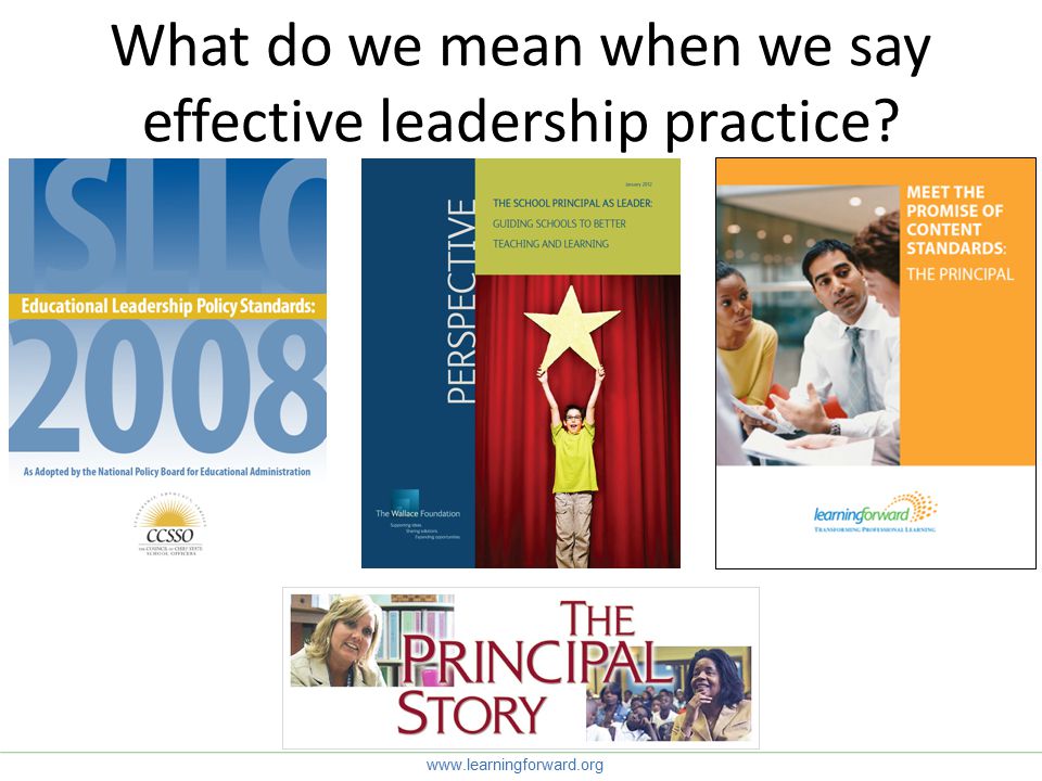 What do we mean when we say effective leadership practice