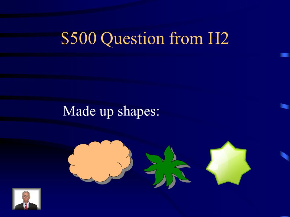 $400 Answer from H2 What are Organic shapes