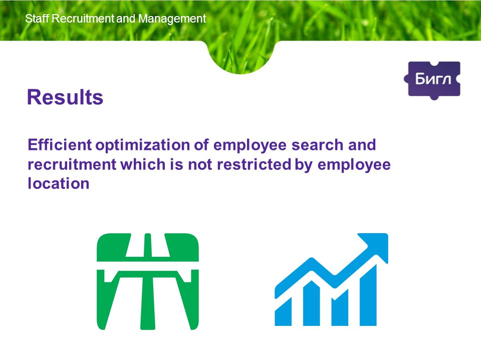 Results Efficient optimization of employee search and recruitment which is not restricted by employee location Staff Recruitment and Management