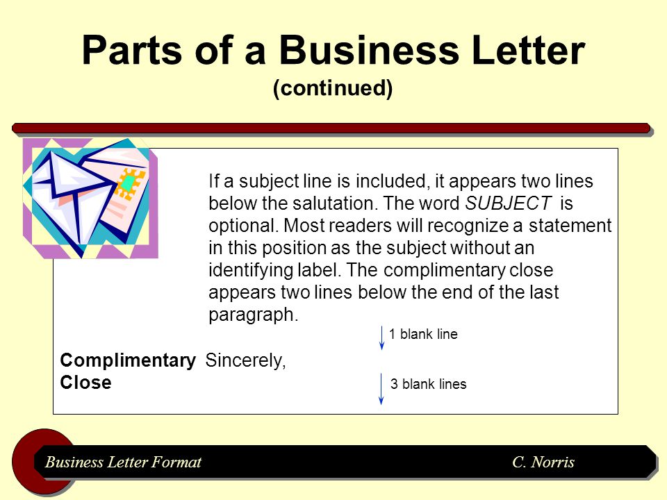 Business Letter Formatc Norris Business Letter Format Creating