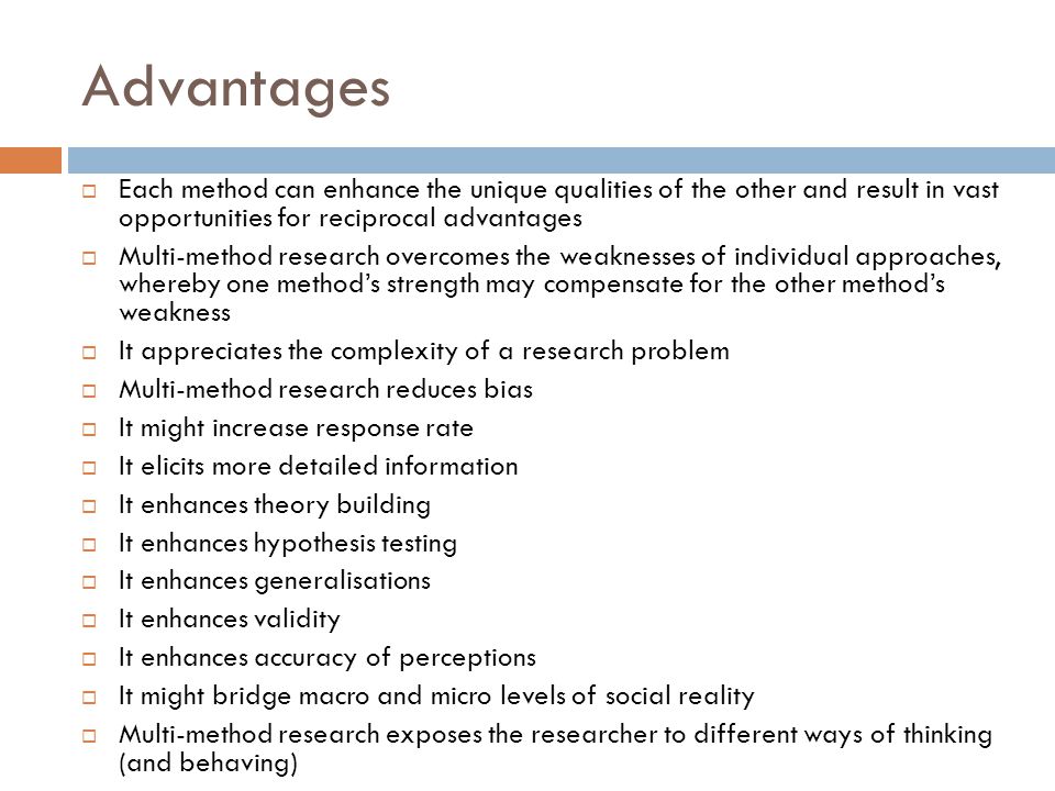 MIXED METHODS RESEARCH Anneke Fitzgerald. Objectives  To identify the  advantages and disadvantages of employing multiple research methods;  To  consider. - ppt download