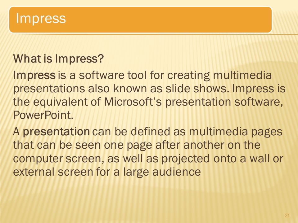 What is Impress.