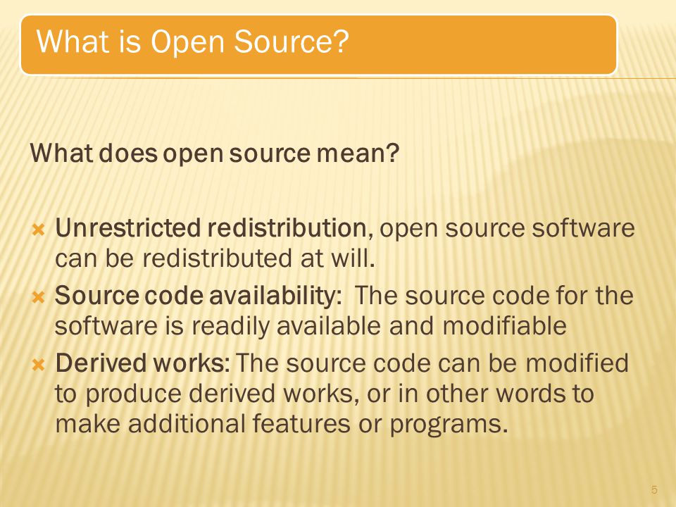 What does open source mean.