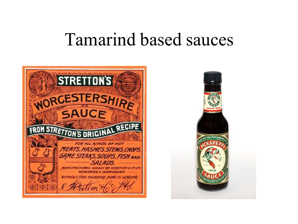 Tamarind based sauces