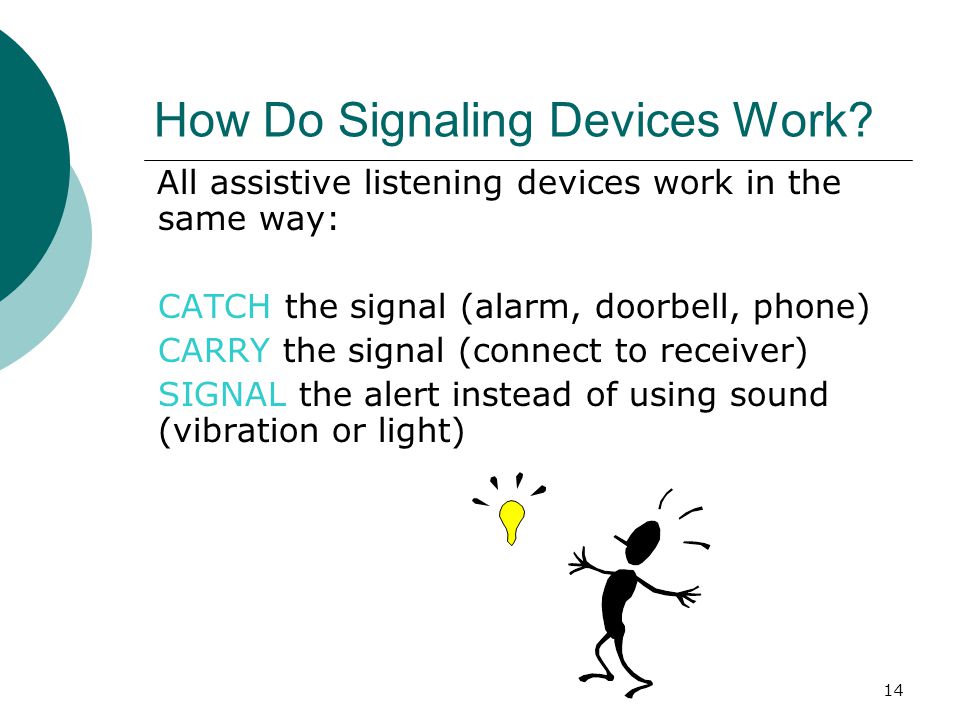 14 How Do Signaling Devices Work.