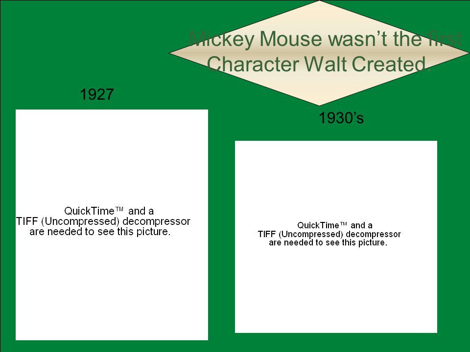 ’s Mickey Mouse wasn’t the first Character Walt Created.