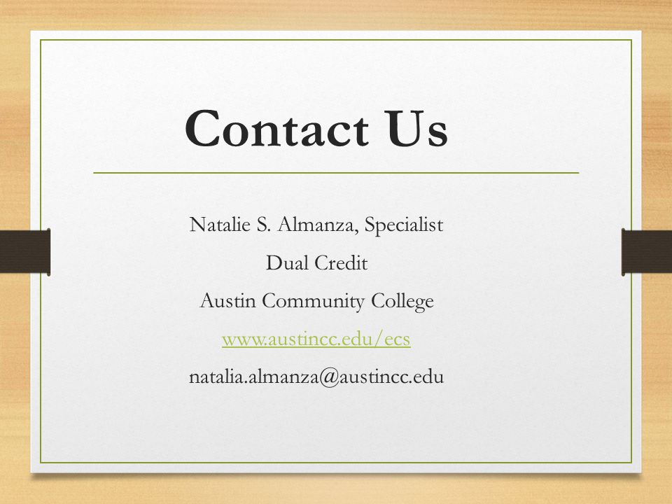 Contact Us Natalie S.