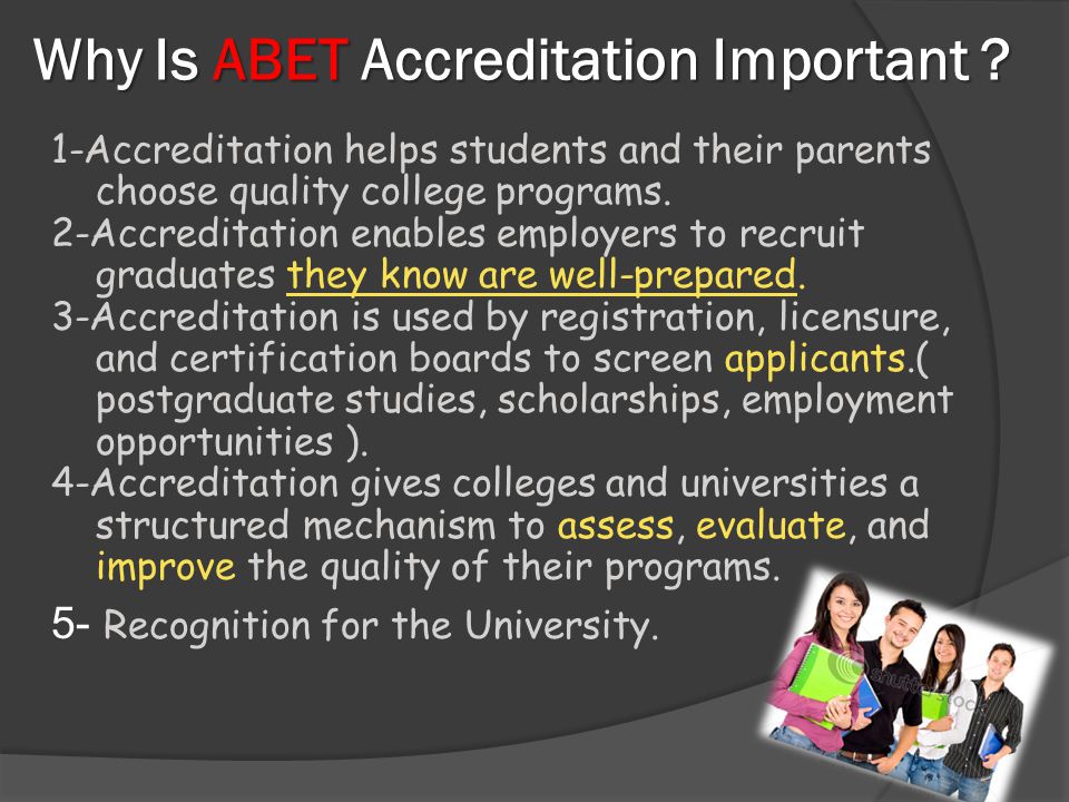 Why Is ABET Accreditation Important .