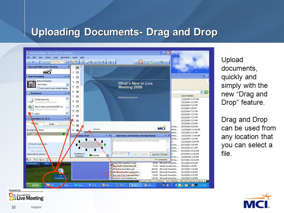 8/16/ Uploading Documents- Drag and Drop Upload documents, quickly and simply with the new Drag and Drop feature.
