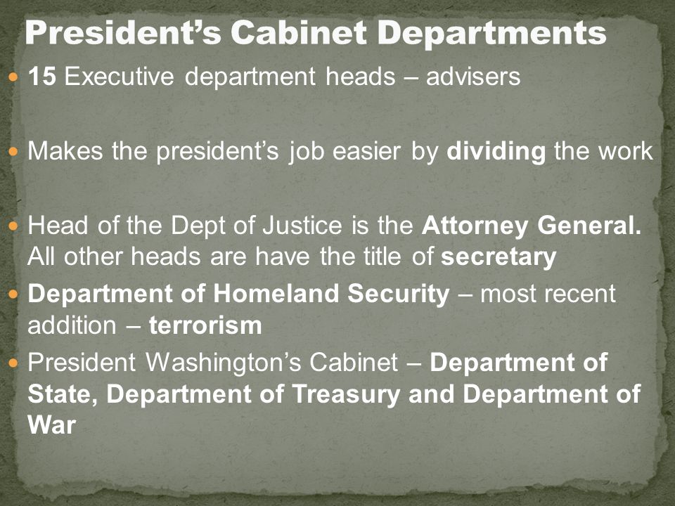 Includes The White House Office Serves The President Ppt Download