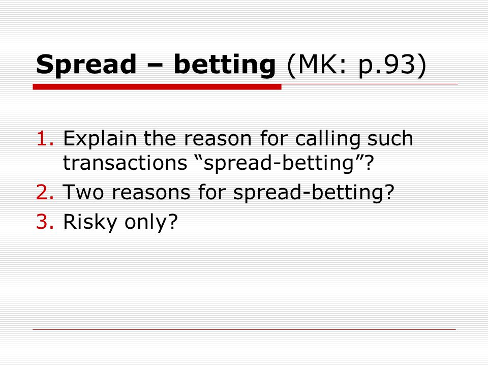 spread betting explained