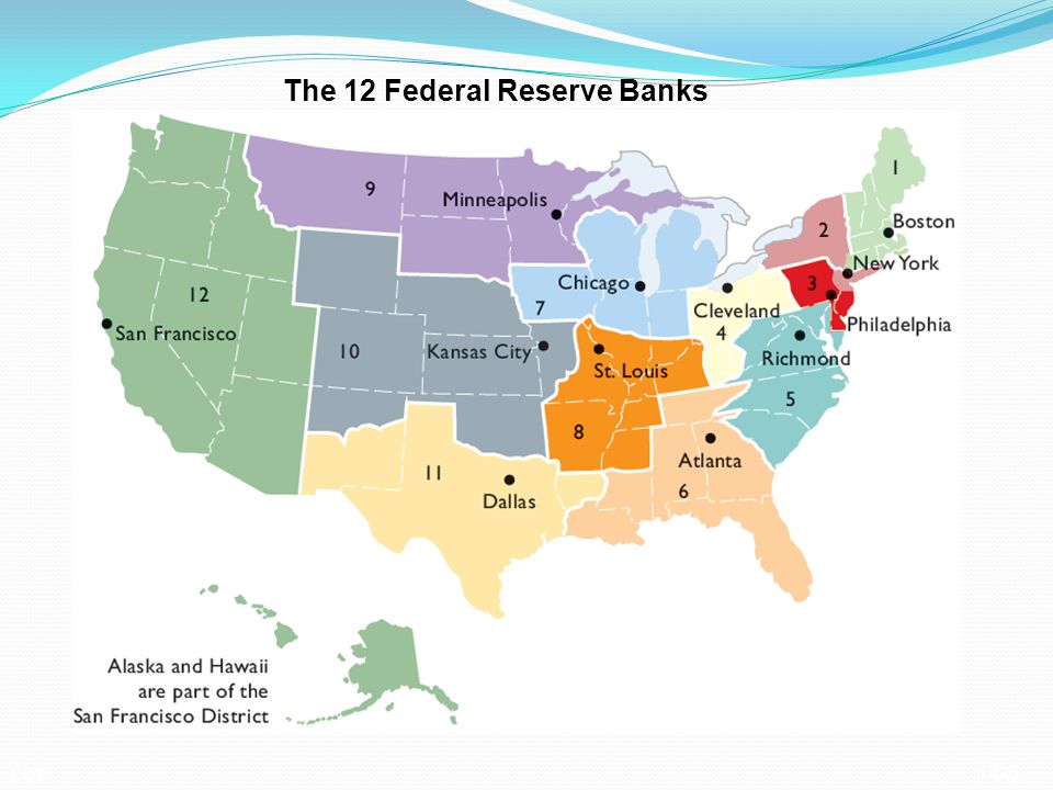 LO3 The 12 Federal Reserve Banks 14-5
