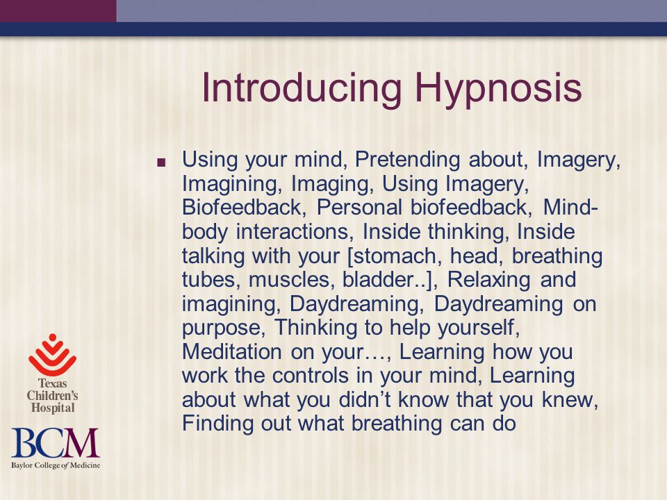 Hypnosis Tubes