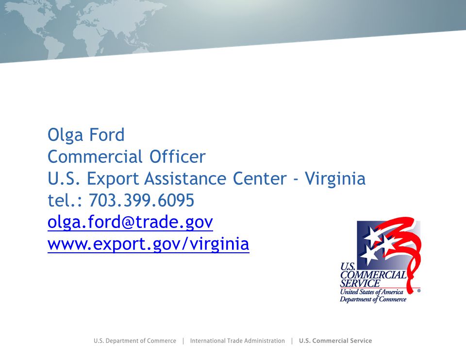 Olga Ford Commercial Officer U.S.