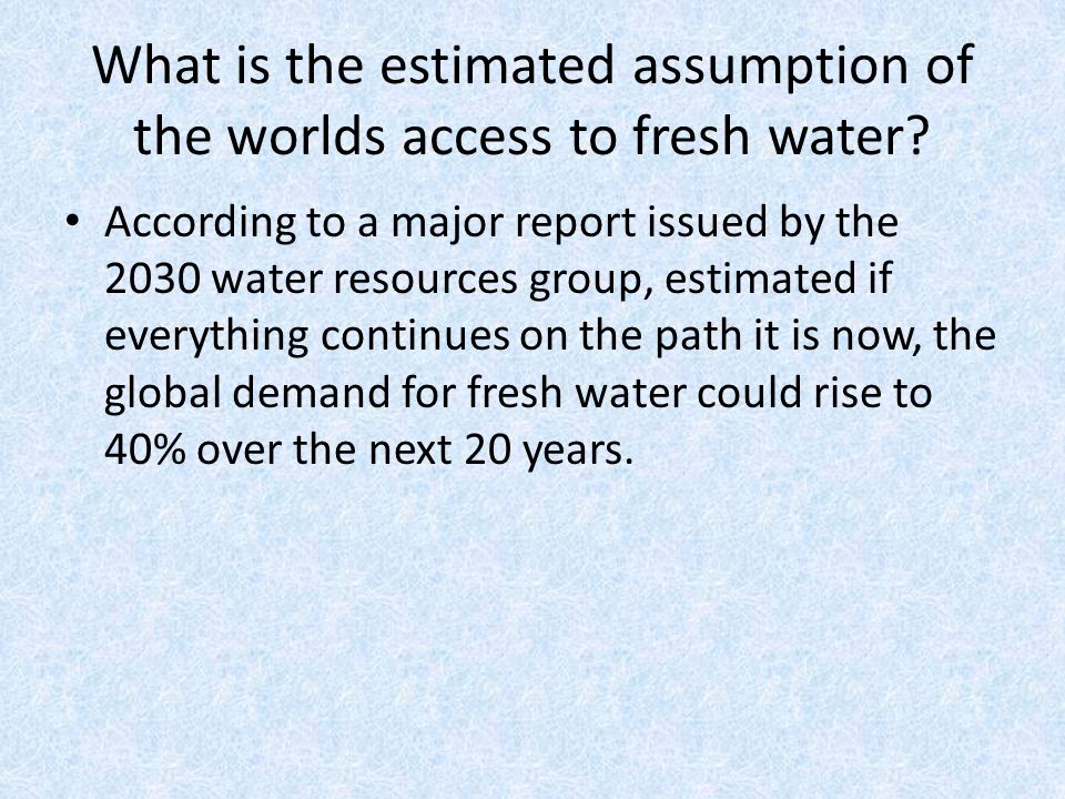 annual editions article 43 the world s water challenge brittany