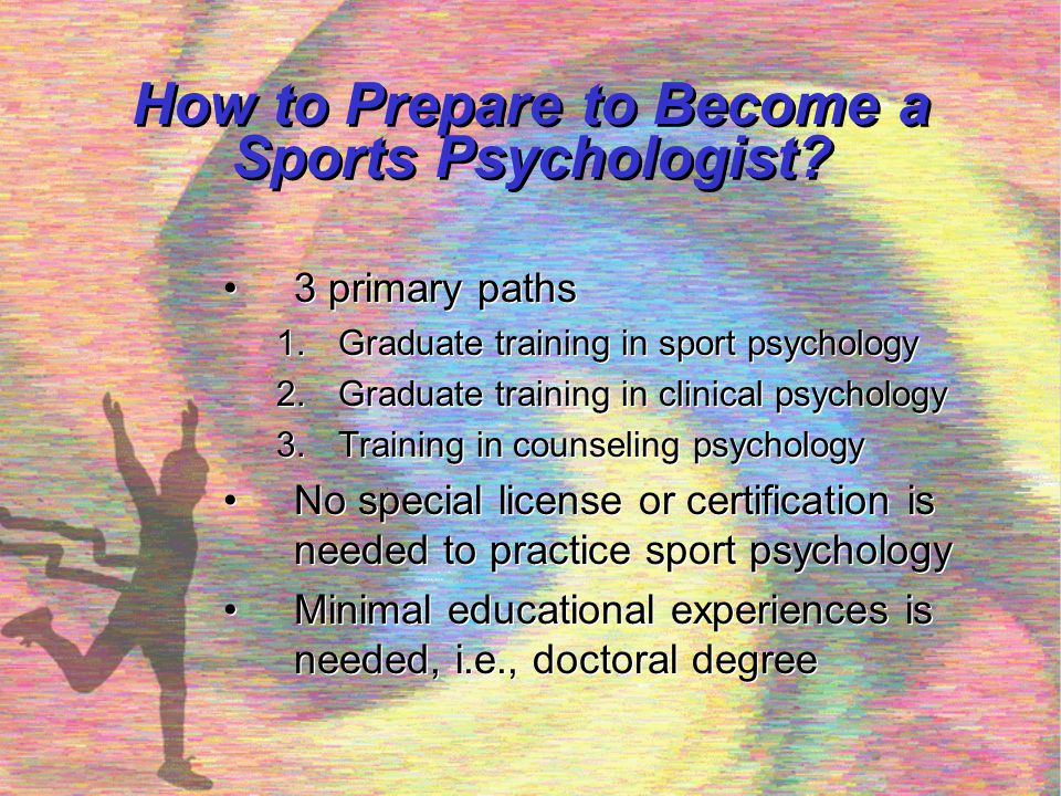 Chapter 18 Sport and Exercise Psychology Sport and Exercise Psychology. -  ppt download