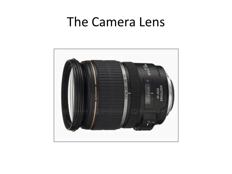 The Camera Lens
