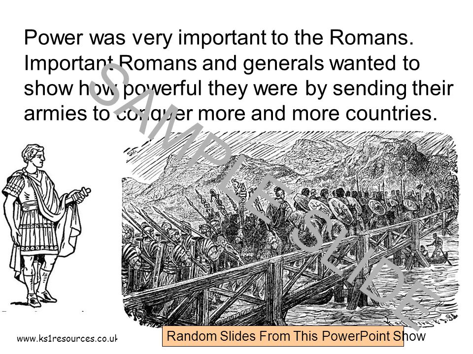 Power was very important to the Romans.