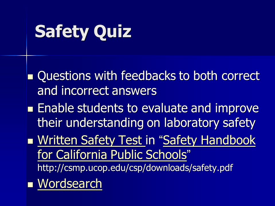 Learning Teaching Resources On Safety In Science