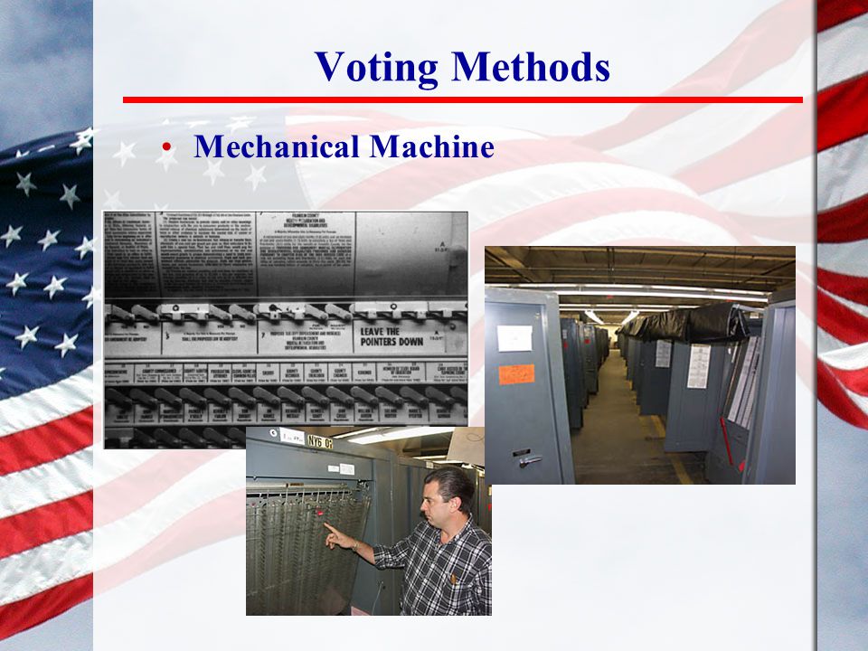 Voting Methods Mechanical Machine