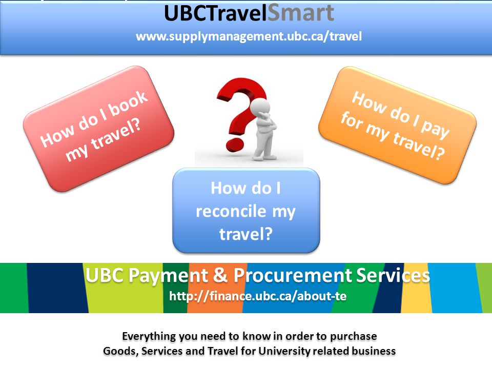 UBCTravel Smart   UBCTravel Smart   How do I book my travel.