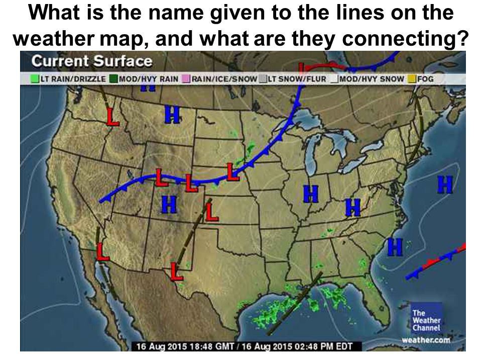 What Is The Name Given To The Lines On The Weather Map And What