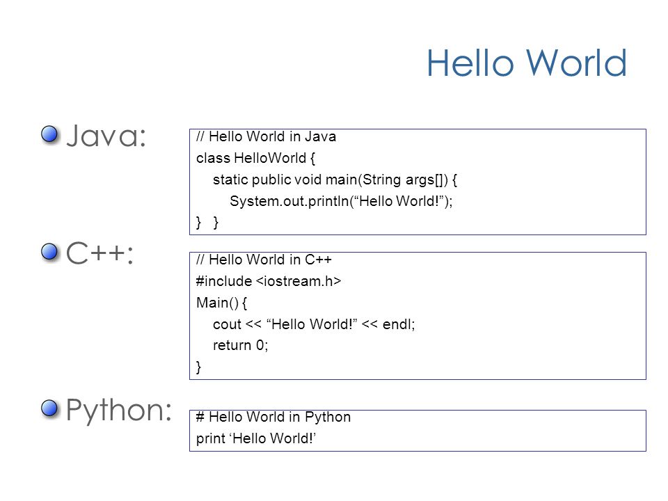 Код hello world. Hello World java код. Hello World программирование с++. Java и c++ сравнение. Hello World на джаве.