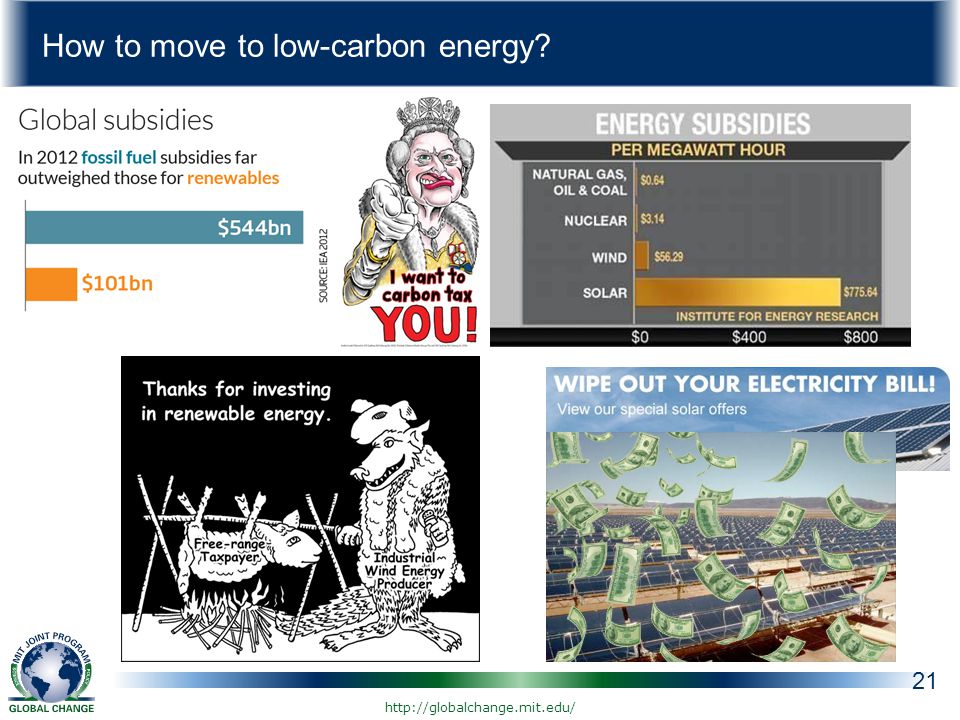 How to move to low-carbon energy 21
