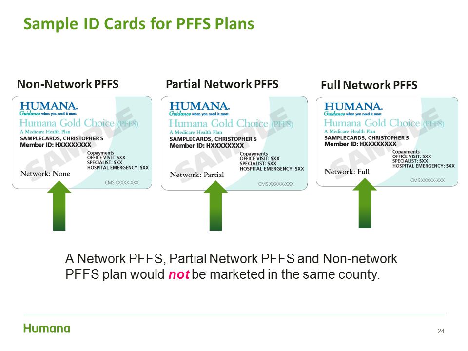 Humana Id Card Sample