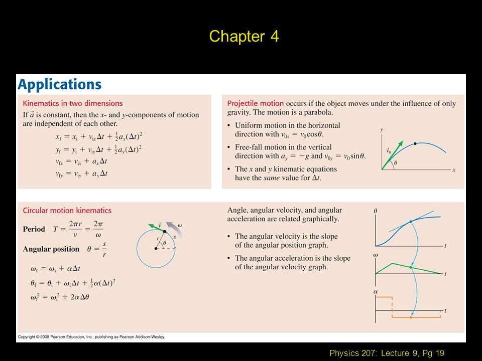 Physics 207: Lecture 9, Pg 19 Chapter 4