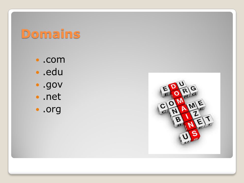 Domains.com.edu.gov.net.org