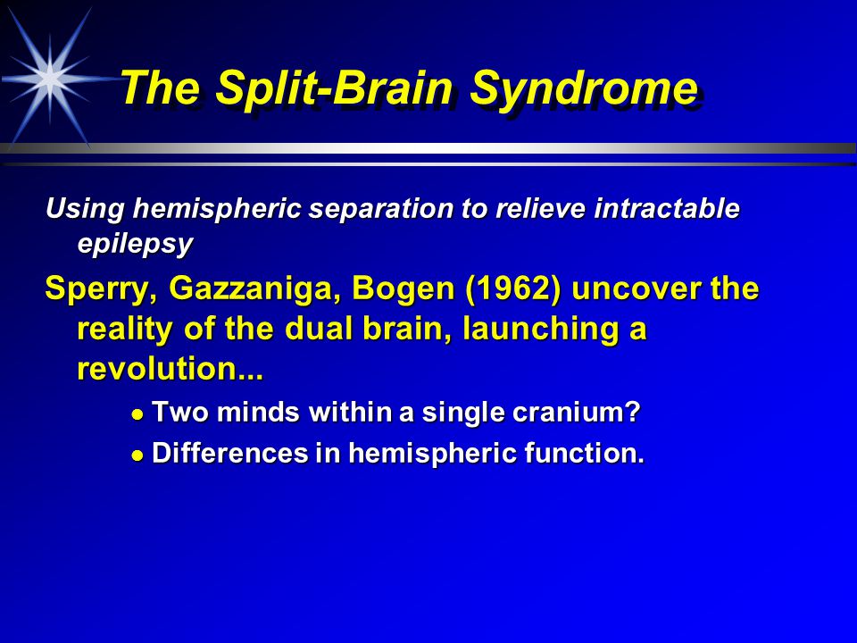 Split brain. Split-Brain (Computing).