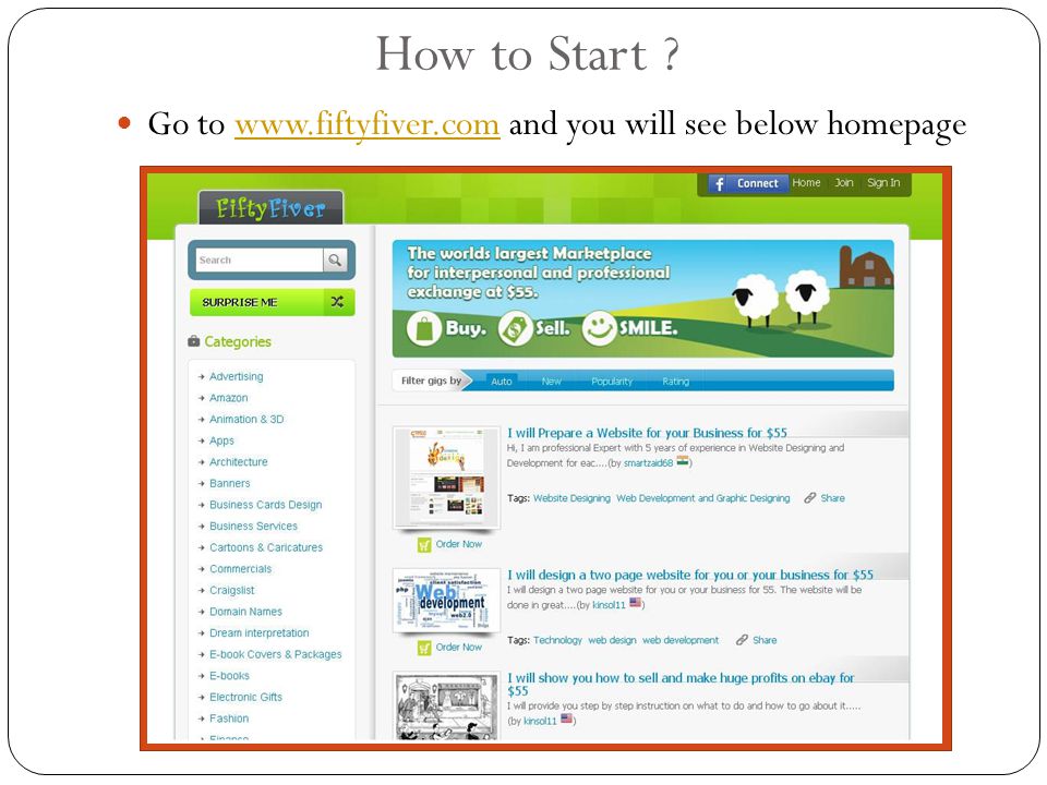 How to Start Go to   and you will see below homepage