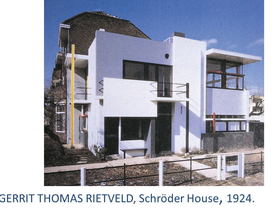 GERRIT THOMAS RIETVELD, Schröder House, 1924.