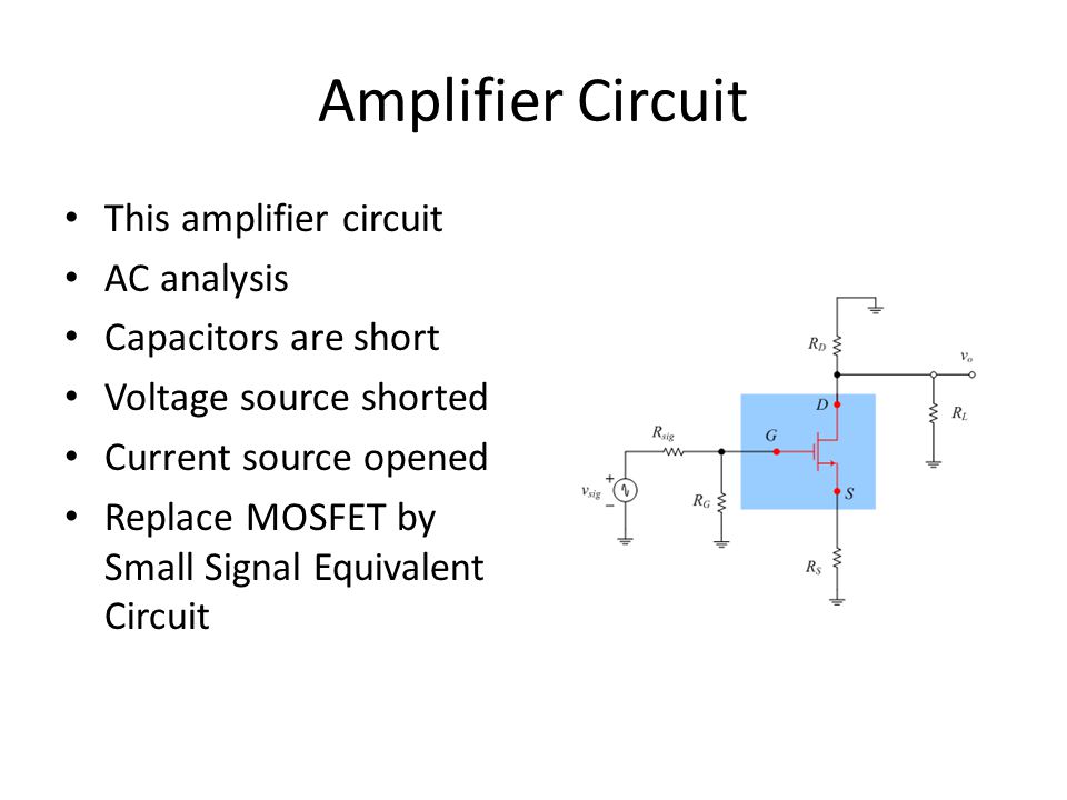 Amplify this melodie текст. Amplifier circuit. MOSFET equivalent circuit. Equivalent circuit of DC Voltage source. Amplifier circuit with MOSFETS.